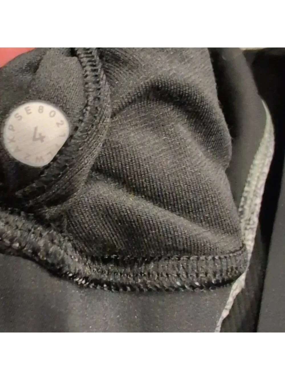 Lululemon Run The Day Bra Fractal Dark Starlight Black / Black